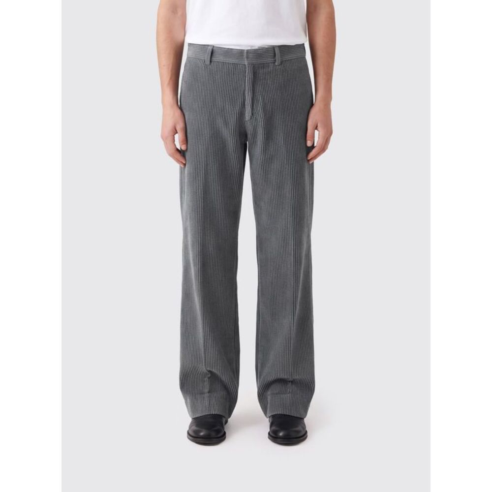 Magliano Men Magliano Wide Leg Corduroy Trousers With Concealed Fastening